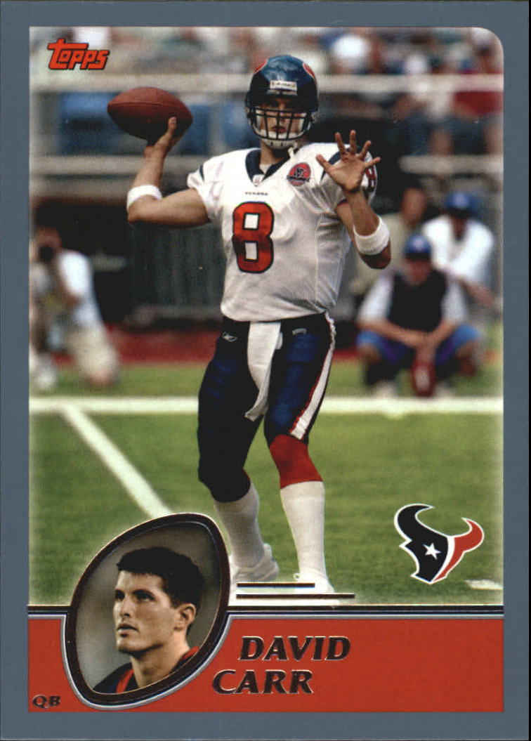 2003 Topps #268 David Carr