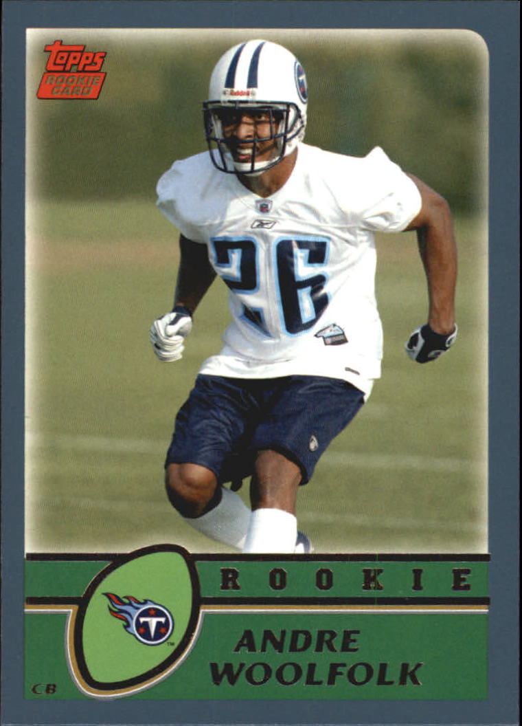 2003 Topps #366 Andre Woolfolk RC front image