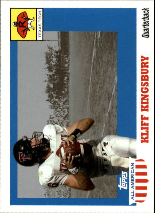 2003 Topps All American #113 Kliff Kingsbury RC