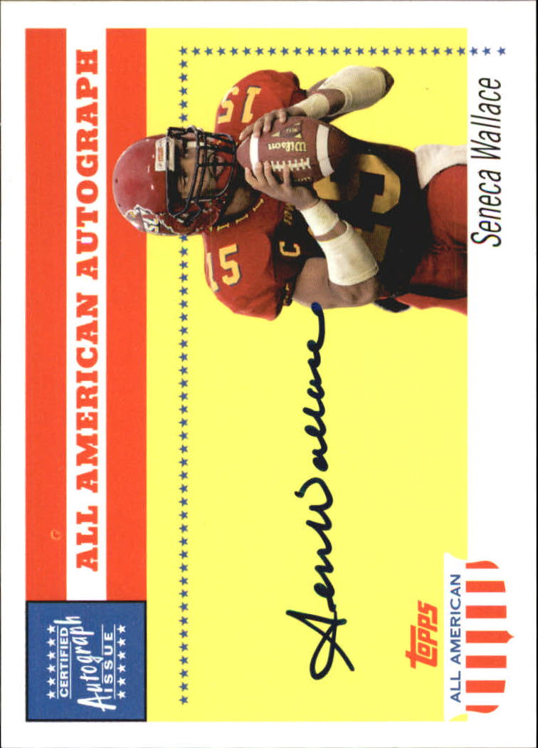2003 Topps All American Autographs #AASW Seneca Wallace I