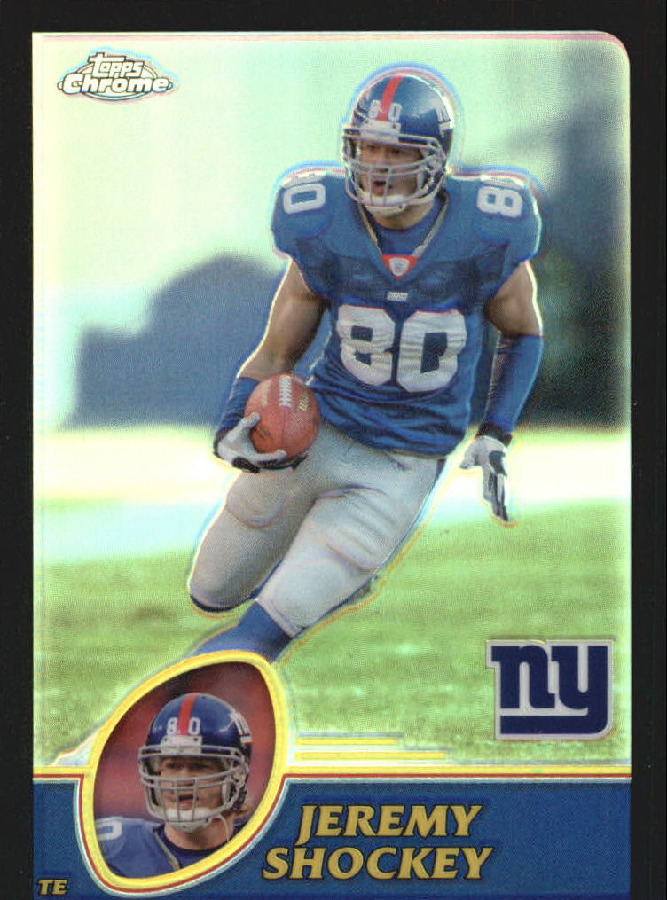 2003 Topps Chrome Black Refractors #49 Jeremy Shockey