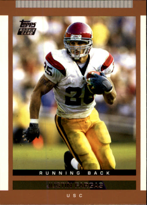 2003 Topps Draft Picks and Prospects #153 Justin Fargas RC