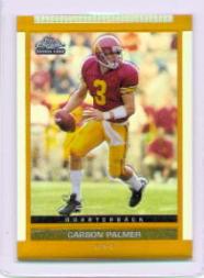 2003 Topps Draft Picks and Prospects Chrome Gold Refractors #111 Carson Palmer