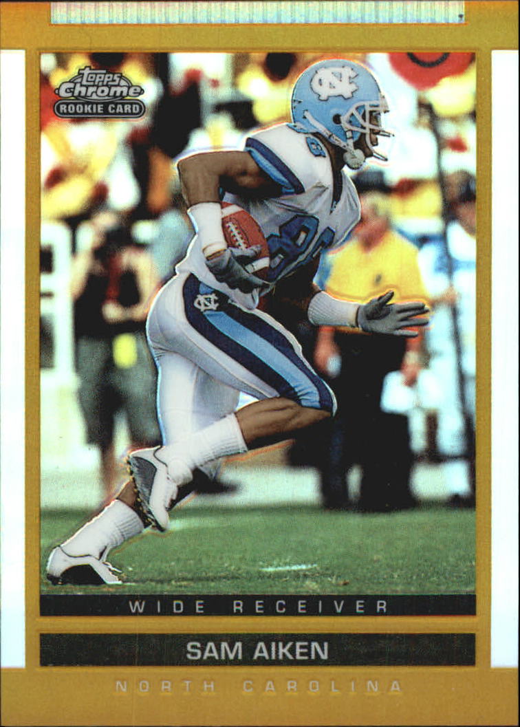 2003 Topps Draft Picks and Prospects Chrome Gold Refractors #149 Sam Aiken