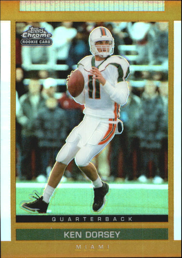 2003 Topps Draft Picks and Prospects Chrome Gold Refractors #157 Ken Dorsey