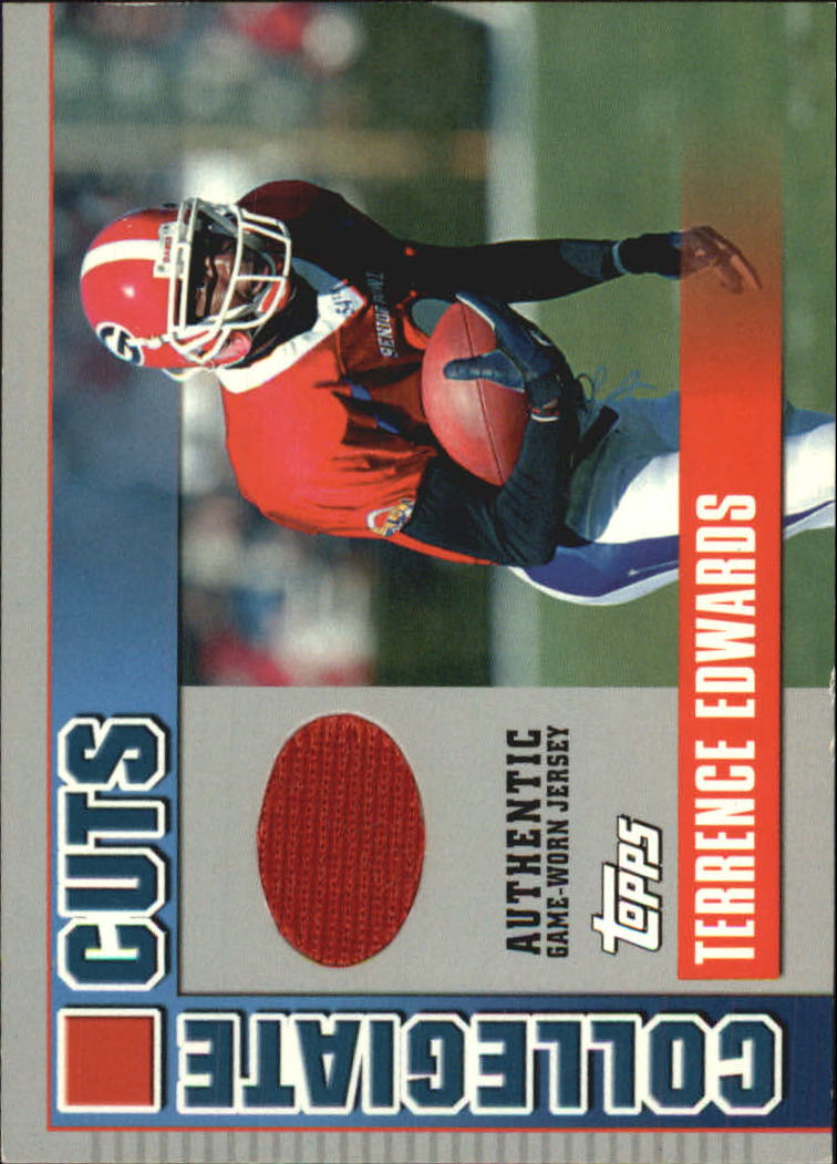 2003 Topps Draft Picks and Prospects Collegiate Cuts #CCTE Terrence Edwards G