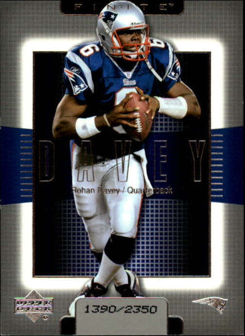 2003 Upper Deck Finite #92 Rohan Davey