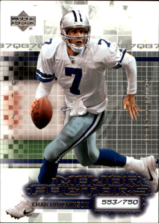 2003 Upper Deck Finite #104 Chad Hutchinson MF