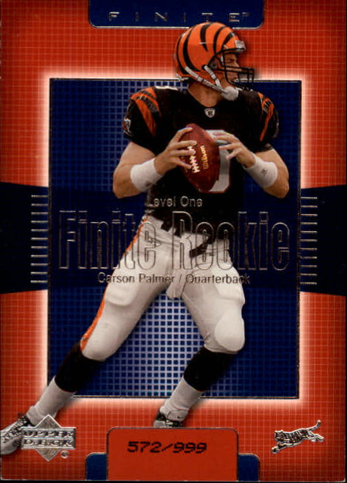 2003 Upper Deck Finite #201 Carson Palmer RC