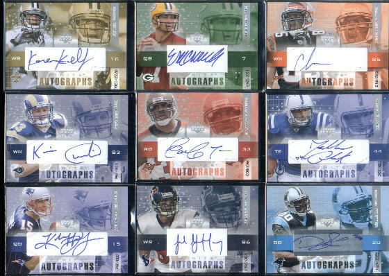 2003 Upper Deck Finite Autographs #KC Kevin Curtis/396