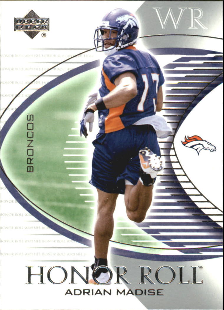2003 Upper Deck Honor Roll #64 Adrian Madise RC