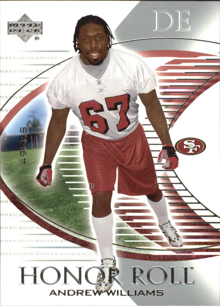 2003 Upper Deck Honor Roll #82 Andrew Williams RC