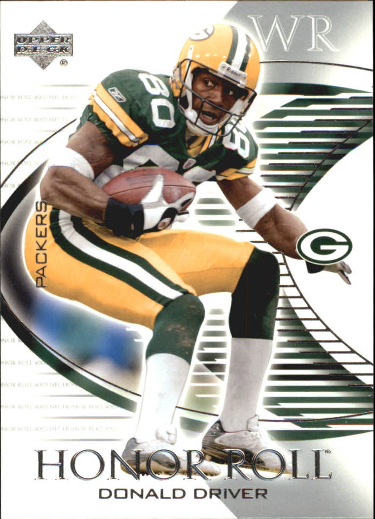 2003 Upper Deck Honor Roll #91 Donald Driver