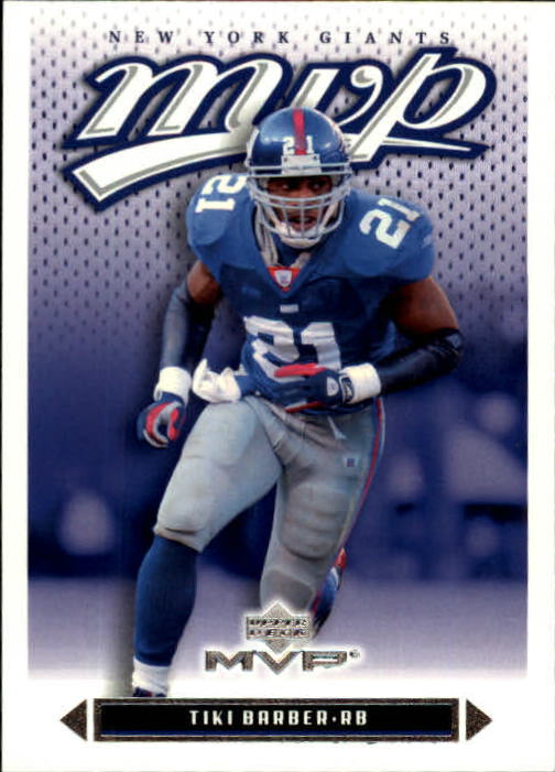 2003 Upper Deck MVP #80 Tiki Barber