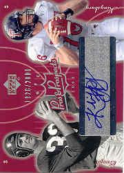 2003 Upper Deck Pros and Prospects #131 Kliff Kingsbury AU RC/Sammy Baugh/2000