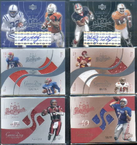 2003 Upper Deck Pros and Prospects #143 Willis McGahee AU RC/Edgerrin James/2000