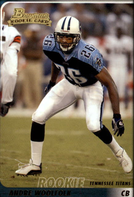2003 Bowman #208 Andre Woolfolk RC