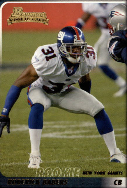 2003 Bowman #222 Rod Babers RC