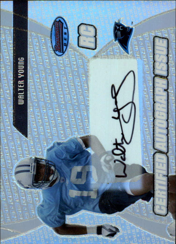 2003 Bowman's Best #145 Walter Young AU RC