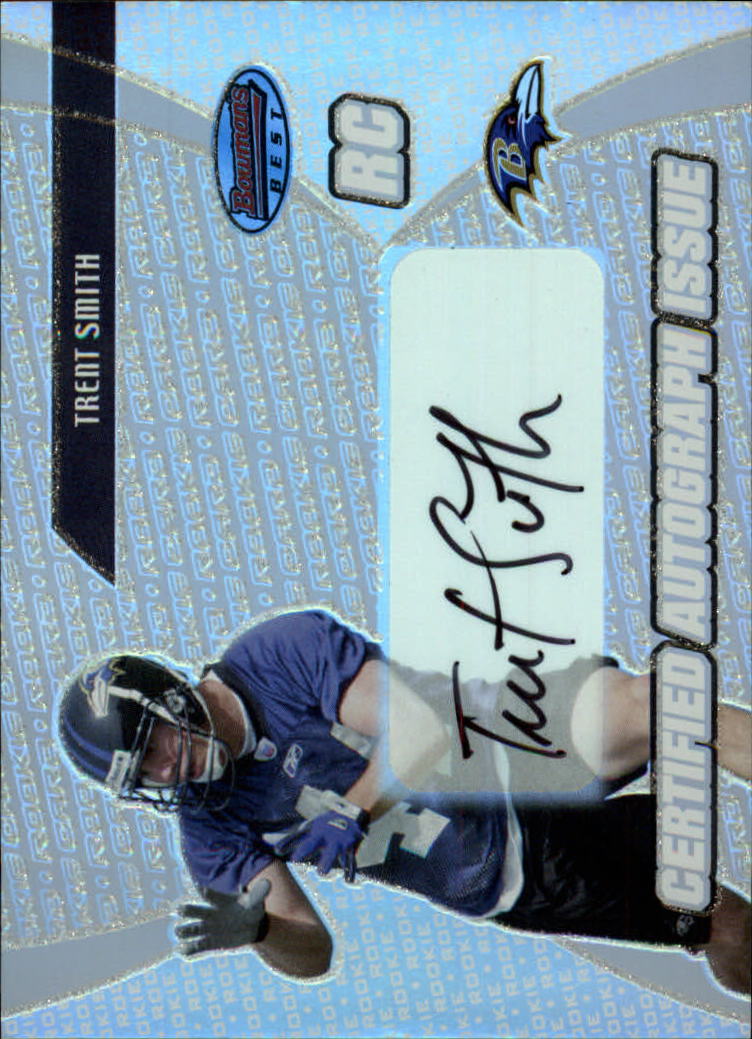 2003 Bowman's Best #156 Trent Smith AU RC