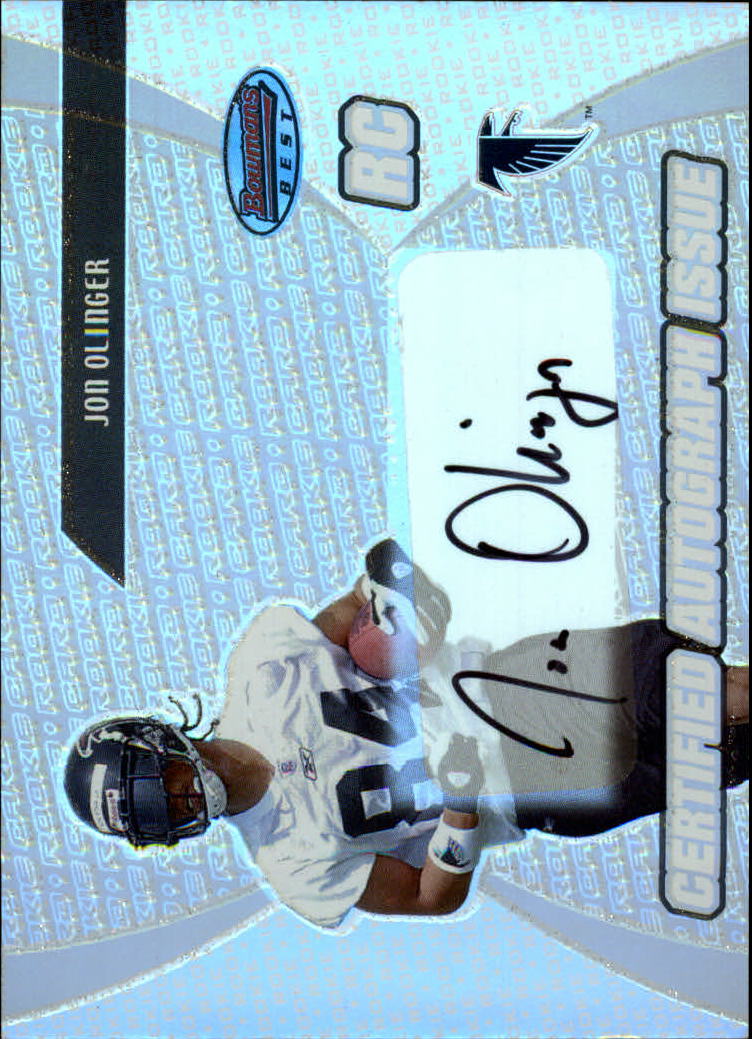 2003 Bowman's Best #163 Jon Olinger AU RC