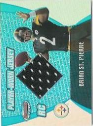 2003 Bowman's Best Blue #94 Brian St.Pierre JSY