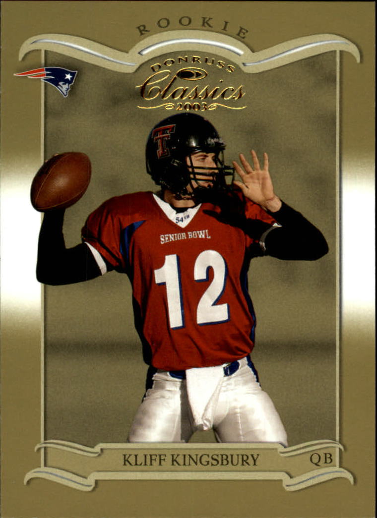 2003 Donruss Classics #157 Kliff Kingsbury RC