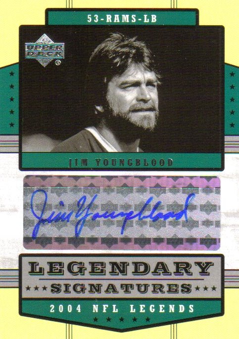 2004 Upper Deck Legends Legendary Signatures #LSJY Jim Youngblood