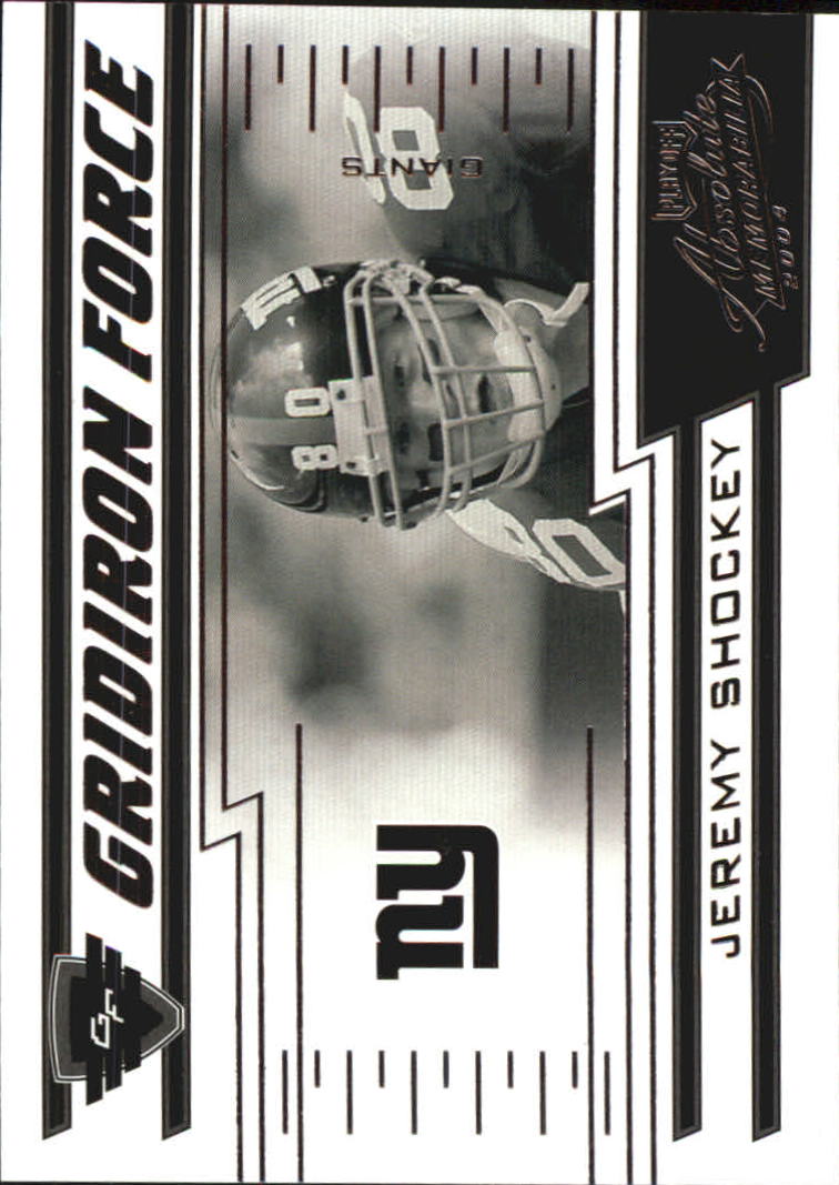2004 Absolute Memorabilia Gridiron Force #GF16 Jeremy Shockey