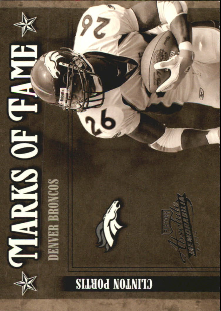 2004 Absolute Memorabilia Marks of Fame #MOF6 Clinton Portis