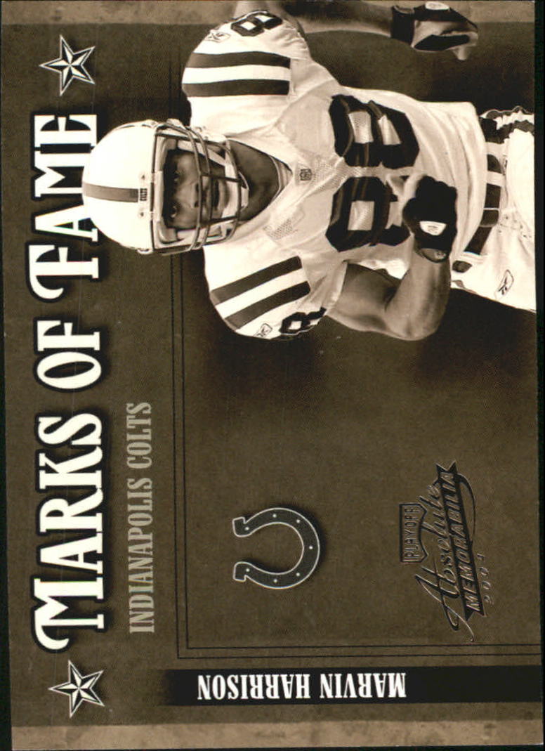 2004 Absolute Memorabilia Marks of Fame #MOF17 Marvin Harrison