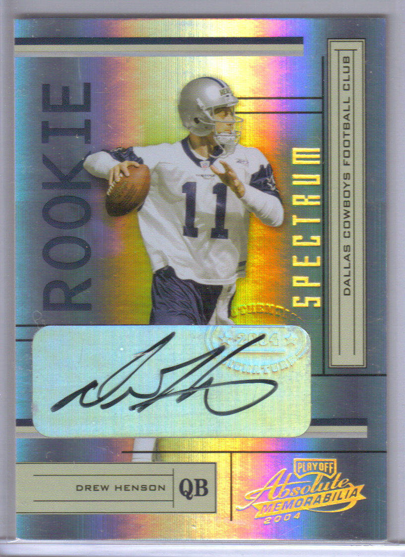 2004 Absolute Memorabilia Signature Spectrum #165 Drew Henson/300