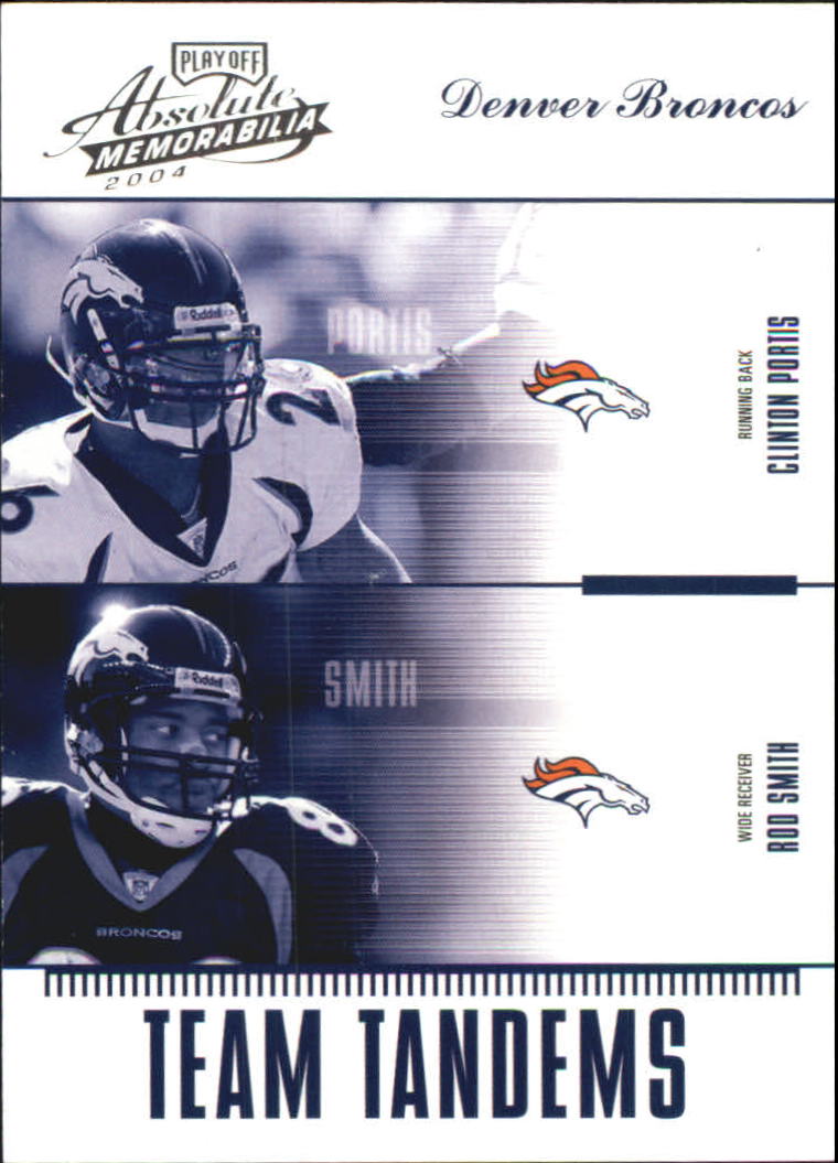 2004 Absolute Memorabilia Team Tandems #TAN6 Clinton Portis/Rod Smith