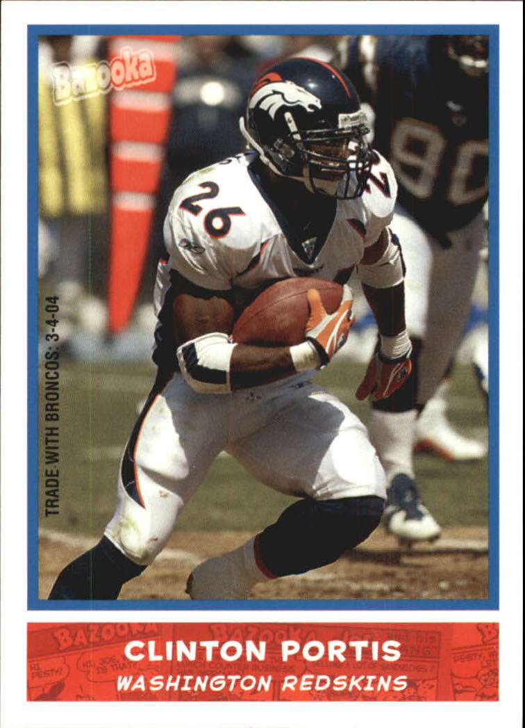 2004 Bazooka #125 Clinton Portis