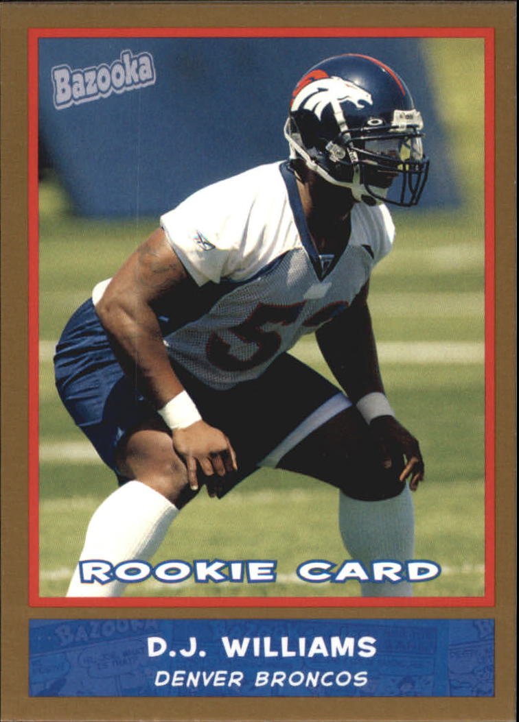 2004 Bazooka Gold #187 D.J. Williams