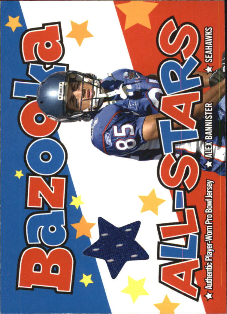 2004 Bazooka All-Stars Jerseys #BASAB Alex Bannister