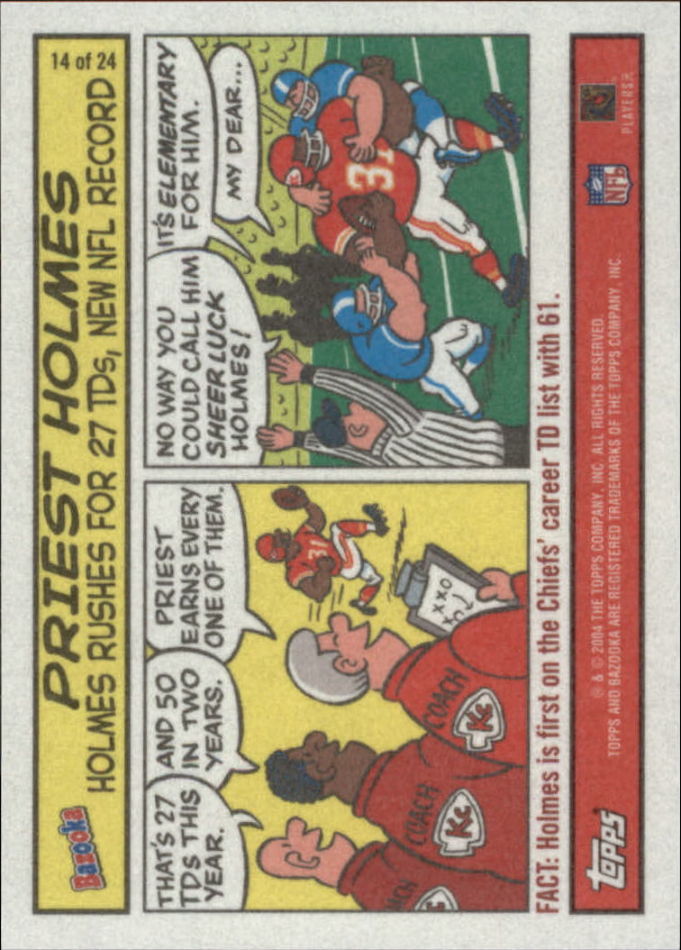 2004 Bazooka Comics #14 Priest Holmes