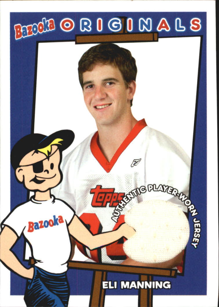 2004 Bazooka Originals Jerseys #BOEM Eli Manning