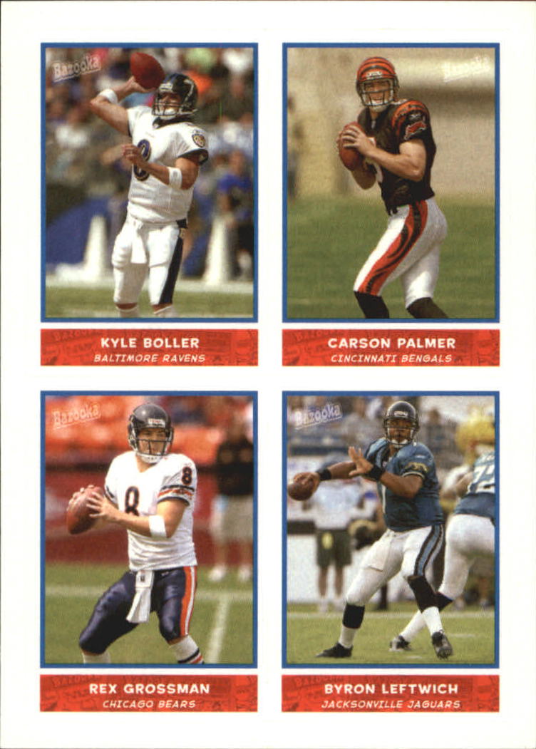 2004 Bazooka Stickers #9 Kyle Boller/Carson Palmer/Rex Grossman/Byron Leftwich