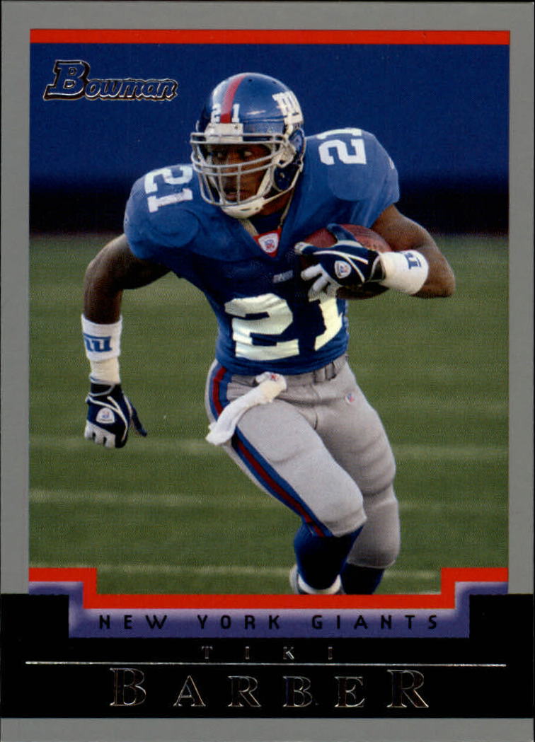 2004 Bowman #78 Tiki Barber