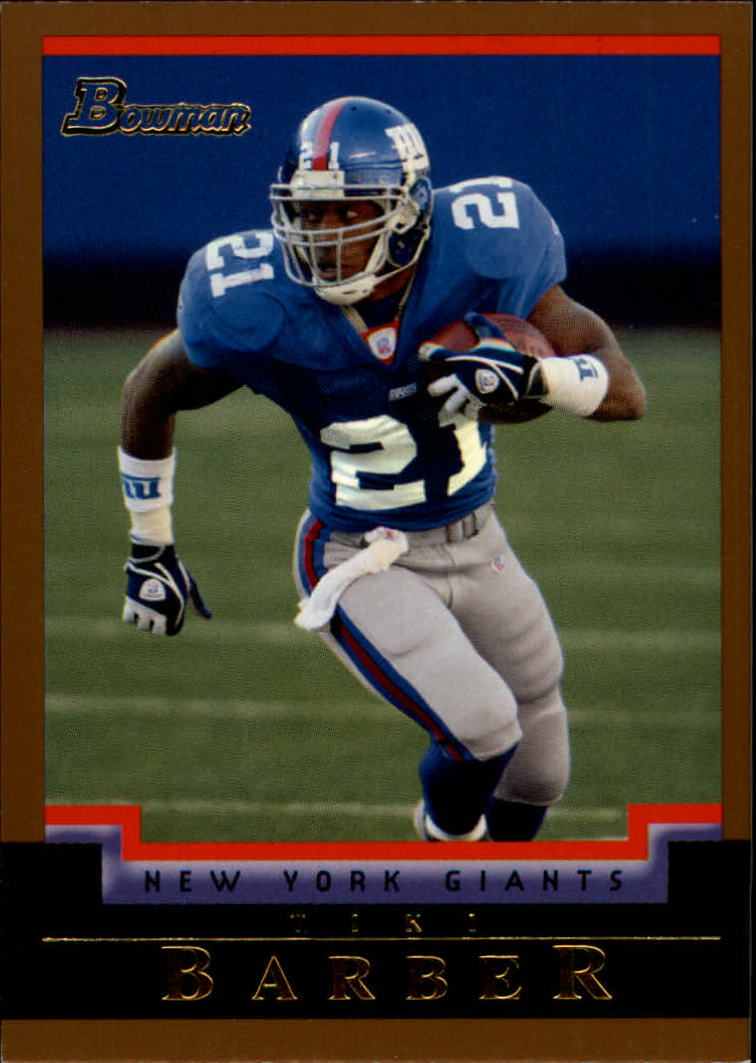 2004 Bowman Gold #78 Tiki Barber