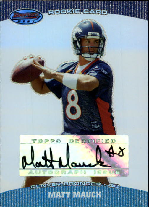 2004 Bowman's Best #163 Matt Mauck AU RC