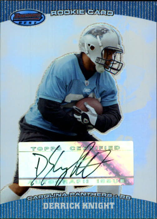 2004 Bowman's Best #182 Derrick Knight AU RC