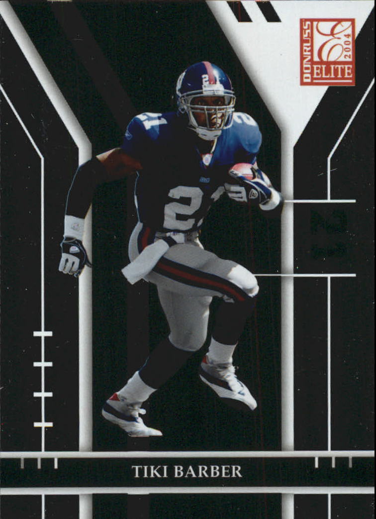 2004 Donruss Elite #66 Tiki Barber
