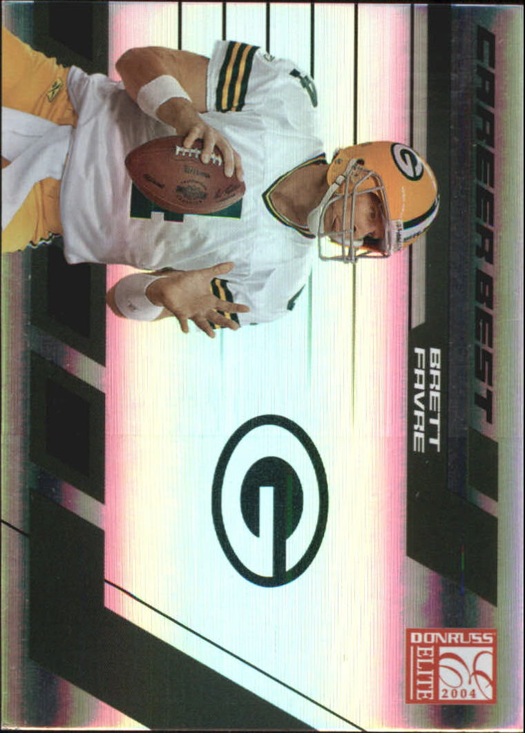 2004 Donruss Elite Career Best #CB2 Brett Favre