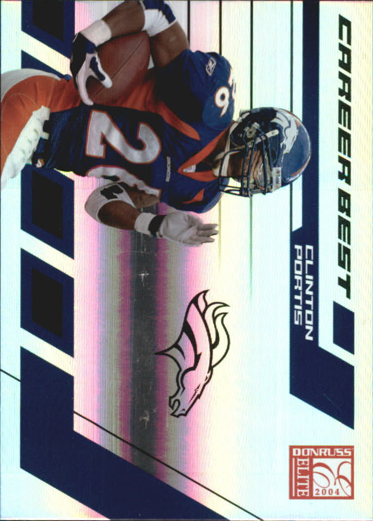 2004 Donruss Elite Career Best #CB4 Clinton Portis