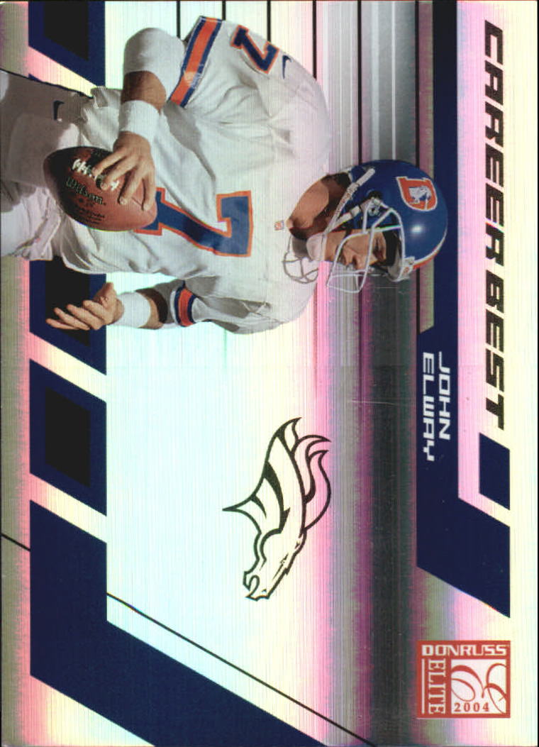 2004 Donruss Elite Career Best #CB9 John Elway
