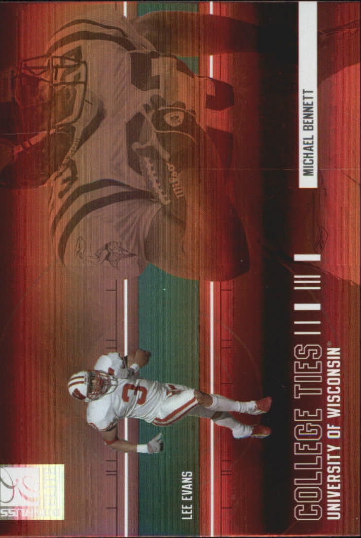 2004 Donruss Elite College Ties #CT14 Michael Bennett/Lee Evans