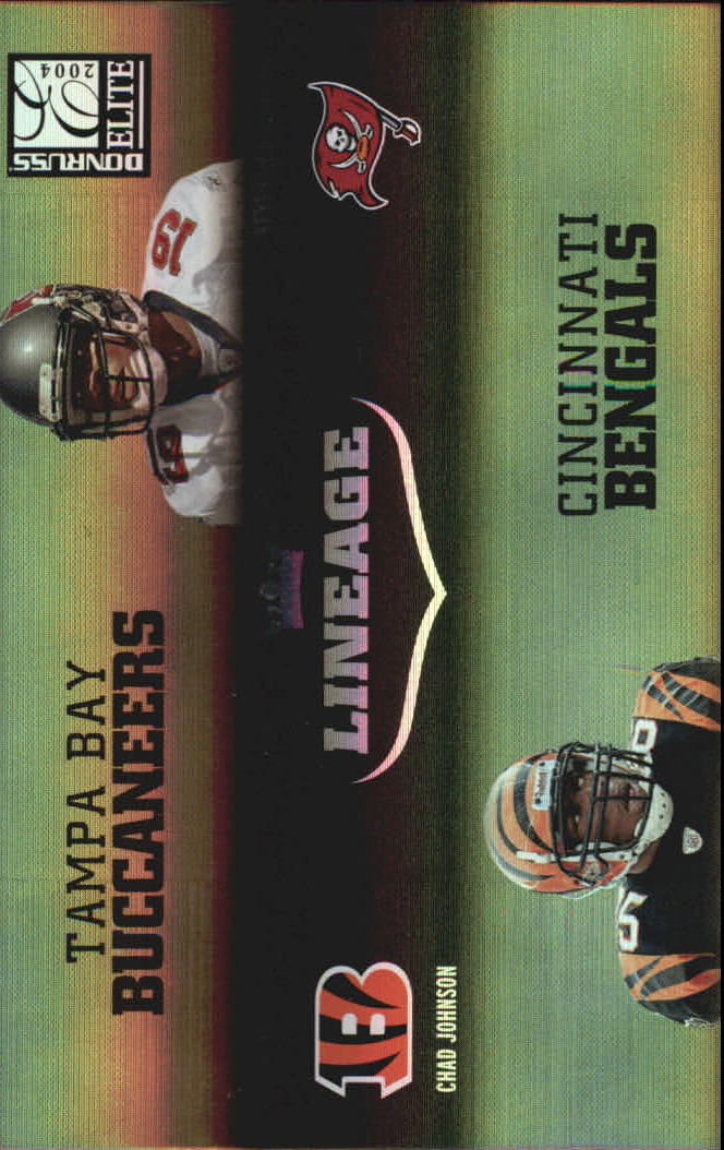 2004 Donruss Elite Lineage #L4 Chad Johnson/Keyshawn Johnson