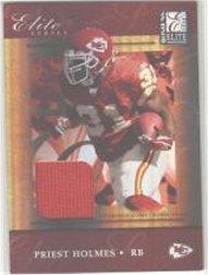 2004 Donruss Elite Series Jerseys Silver #ES22 Priest Holmes